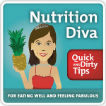 The Nutrition Diva's Quick and Dirty Tips for Eating Well and Feeling Fabulous Logo