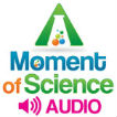 WFIU-FM: A Moment of Science: Audio Podcast Logo
